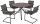 Garden Pleasure Sitzgruppe SOPHIA, grau Metall, 5-teilig