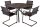 Garden Pleasure Sitzgruppe SOPHIA, grau Metall, 5-teilig