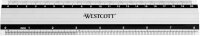 WESTCOTT Lineal 20,0 cm, silber