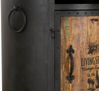 Garden Pleasure Hausbar LUNI, 304067 schwarz 60,0 x 60,0 x 155,0 cm, 1 St.