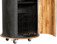 Garden Pleasure Hausbar LUNI, 304067 schwarz 60,0 x 60,0 x 155,0 cm, 1 St.