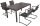 Garden Pleasure Sitzgruppe SOPHIA, grau Metall, 5-teilig