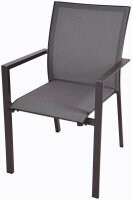 Garden Pleasure Sitzgruppe SOPHIA mittelgrau, pfefferschwarz Metall, 5-teilig