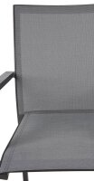Garden Pleasure Sitzgruppe SOPHIA mittelgrau, pfefferschwarz Metall, 5-teilig