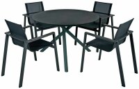 Garden Pleasure Sitzgruppe SOPHIA, pfefferschwarz Metall,...