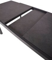 Garden Pleasure Sitzgruppe NEREA anthrazit Metall, 5 tlg.