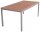 Garden Pleasure Sitzgruppe DENVER, silber Holz, Metall, 5 tlg.  ( 304767-1 )