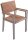 Garden Pleasure Sitzgruppe DENVER, silber Holz, Metall, 5 tlg.  ( 304767-1 )