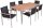Garden Pleasure Sitzgruppe DENVER dunkelgrau, silber Holz, Metall, 7-teilig