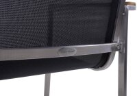 Garden Pleasure Sitzgruppe DENVER dunkelgrau, silber Holz, Metall, 5-teilig