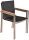 Garden Pleasure Sitzgruppe DENVER dunkelgrau, silber Holz, Metall, 5-teilig