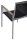 Garden Pleasure Sitzgruppe DENVER dunkelgrau, silber Holz, Metall, 5-teilig