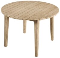 Garden Pleasure Sitzgruppe ARVADA/OAKLAND hellgrau, natur Kunststoff, Holz
