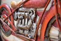 Garden Pleasure Wandbild 3D Motorrad, Metall  ( 314730 )