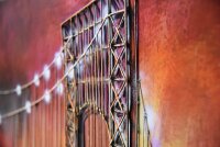 Garden Pleasure Wandbild 3D Brücke, Metall