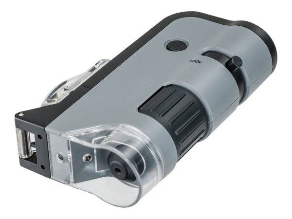 CARSON® digitales Mikroskop MicroFlip schwarz 100x - 250x