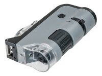 CARSON® digitales Mikroskop MicroFlip schwarz 100x -...