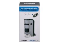 CARSON® digitales Mikroskop MicroFlip schwarz 100x - 250x
