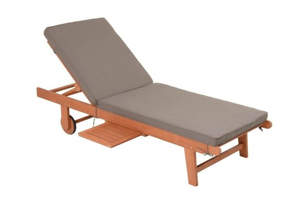 Garden Pleasure Sonnenliege SAN DIEGO braun Holz