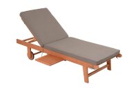 Garden Pleasure Sonnenliege SAN DIEGO braun Holz