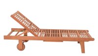 Garden Pleasure Sonnenliege SAN DIEGO braun Holz