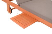 Garden Pleasure Sonnenliege SAN DIEGO braun Holz
