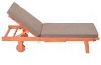 Garden Pleasure Sonnenliege SAN DIEGO braun Holz