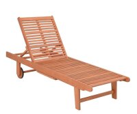 Garden Pleasure Sonnenliege SAN DIEGO braun Holz