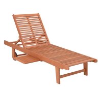 Garden Pleasure Sonnenliege SAN DIEGO braun Holz