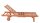 Garden Pleasure Sonnenliege SAN DIEGO braun Holz