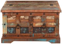 Garden Pleasure KALANKA Beistelltisch quadratisch Massivholz braun 70,5 x 70,5 x 41,0 cm, 1 St.