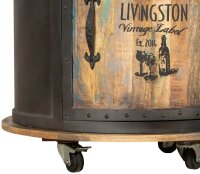 Garden Pleasure Hausbar LUNI, 304066 schwarz 60,0 x 60,0 x 85,0 cm, 1 St.