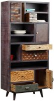 Garden Pleasure Regalschrank TOBOL, 304070 braun 80,0 x 40,0 x 183,0 cm, 1 St.