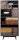 Garden Pleasure Regalschrank TOBOL, 304070 braun 80,0 x 40,0 x 183,0 cm, 1 St.