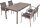 Garden Pleasure Sitzgruppe SIENNA, taupe Metall, 5-teilig  ( 305384-1 )