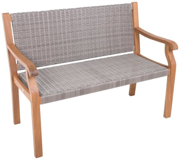 Garden Pleasure Gartenbank ROSARIO 985084 natur, grau Holz 120,0 cm