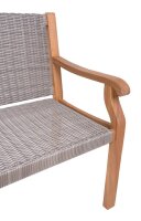 Garden Pleasure Gartenbank ROSARIO 985084 natur, grau Holz 120,0 cm