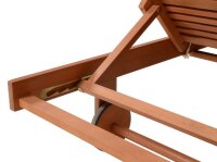 Garden Pleasure Sonnenliege SAN DIEGO braun Holz