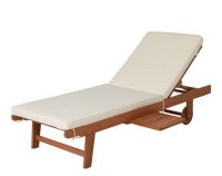 Garden Pleasure Sonnenliege SAN DIEGO braun Holz