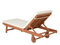 Garden Pleasure Sonnenliege SAN DIEGO braun Holz