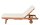 Garden Pleasure Sonnenliege SAN DIEGO braun Holz