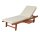 Garden Pleasure Sonnenliege SAN DIEGO braun Holz
