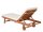 Garden Pleasure Sonnenliege SAN DIEGO braun Holz