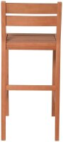 Garden Pleasure Bartisch-Set MAINE beige, natur Holz, 5-teilig
