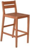 Garden Pleasure Bartisch-Set MAINE beige, natur Holz, 5-teilig