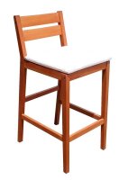 Garden Pleasure Bartisch-Set MAINE beige, natur Holz, 5-teilig
