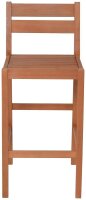 Garden Pleasure Bartisch-Set MAINE beige, natur Holz, 5-teilig