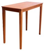 Garden Pleasure Bartisch-Set MAINE beige, natur Holz, 5-teilig