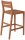 Garden Pleasure Bartisch-Set MAINE beige, natur Holz, 5-teilig