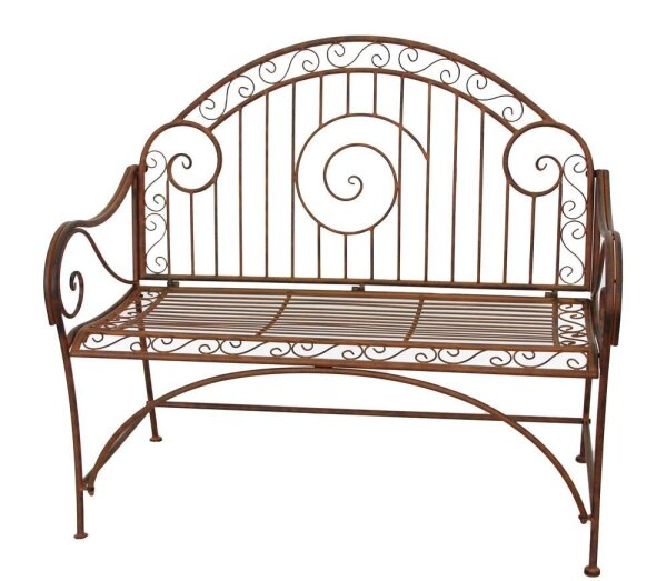 Garden Pleasure Gartenbank CAMEROON 950462 rostoptik Metall 112,0 cm